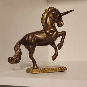 Majestic Solid brass Unicorn Sculpture